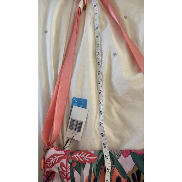 NWT Vera Bradley Rain Forest Canopy Coral Reactive RFID Hipster Tropical Monkey - Picture 13 of 14